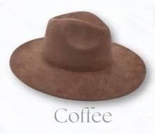 Load image into Gallery viewer, Custom Wide Brim Fedora with floral design