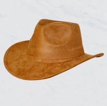 Load image into Gallery viewer, Brown Western Hat with Wild Flowers