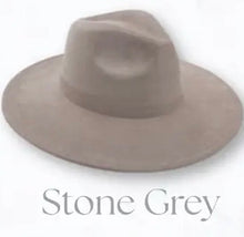 Load image into Gallery viewer, Custom Wide Brim Fedora with floral design
