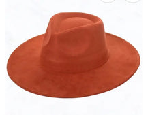 Load image into Gallery viewer, Custom Wide Brim Fedora with floral design
